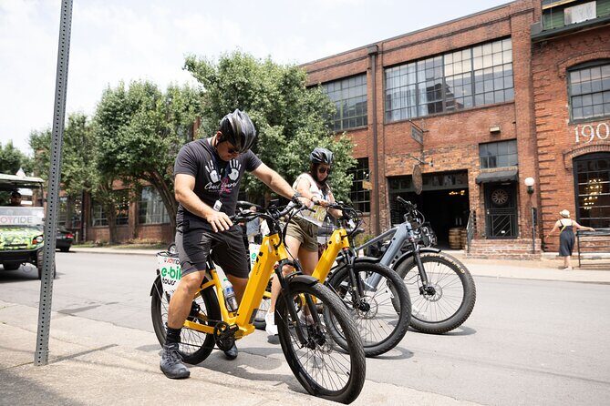 2-Hour Guided E-Bicycle Sightseeing Tour of Nashville - Downtown to the riverfront: Titans, Nissan Stadium, and the stretch that feels alive