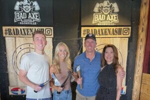 Axe Throwing Experience with Private Lane and Coach - Your private lane and coach: how beginners get good fast
