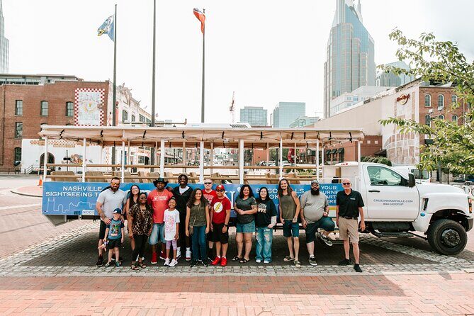 Cruzzin' Nashville Narrated Sightseeing Tour by Open-Air Vehicle - The big idea: a narrated open-air drive, plus the 747 Bar day plan