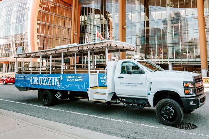 Cruzzin' Nashville Narrated Sightseeing Tour by Open-Air Vehicle - Tour stops, explained like a friend