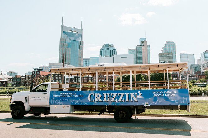 Cruzzin' Nashville Narrated Sightseeing Tour by Open-Air Vehicle - The pre-tour 747 Bar block party: why it adds real value