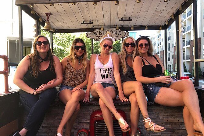 Downtown Nashville Public Party Tractor 21+ Only - Best for Birthdays and Nightlife Openers (and not for everyone)