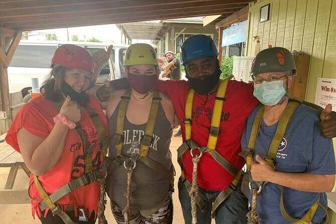 Fontanel Zipline Forest Adventure at Nashville North - Safety Harness, Staff Coaching, and the Confidence Factor