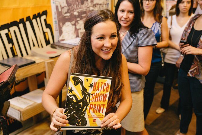Nashville Hatch Show Guided Letterpress Tour with Souvenir Poster - Your Souvenir Poster Moment: A Template, a Few Choices, and Real Printing