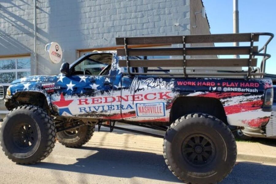 Nashville: Monster Truck Tour - Entering at Joyride and getting the cooler rolling
