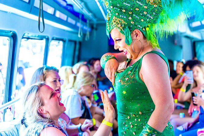 Nashville Party Bus with Drag Queen Hosts & Live Performances - Timing and seating: the 25-person max and why it feels social
