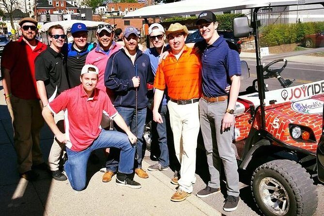 Nashville Pub Crawl Golf Game by Golf Cart - Stop 1: Joyride Nashville with your cart, caddie, and mobile putting green