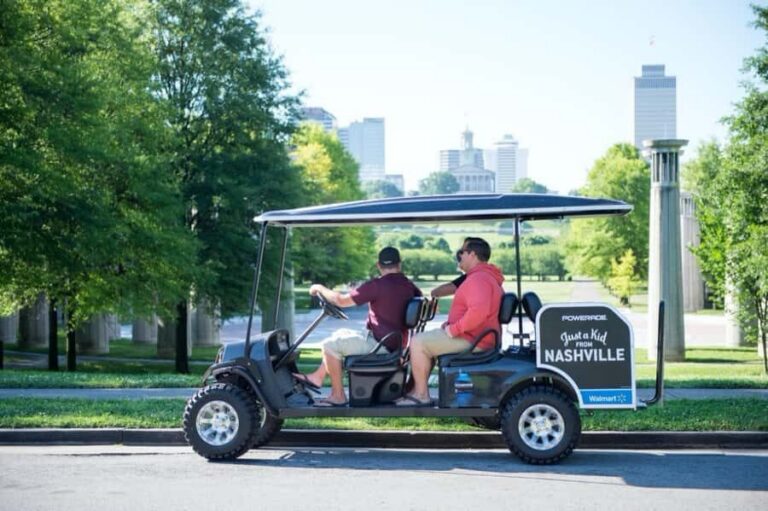 Nashville: Sights, Street Art & Brewery Tour by Golf Cart - How the 3-Hour Rhythm Feels On the Road