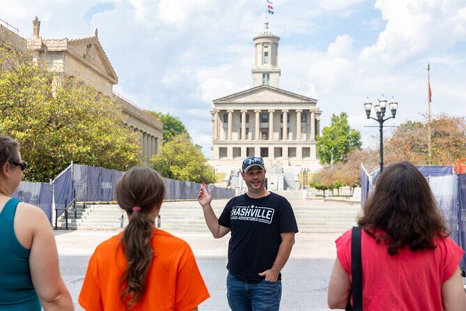 Nashville Unveiled History Highlights and Hacks Walking Tour - Stop 2: Tennessee State Capitol and What Power Looks Like Up Close