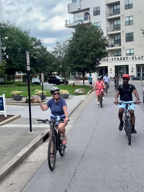 Nashville's Hidden Gems E-bike Tour - Public Square Park, government center talk, and the Germantown contrast