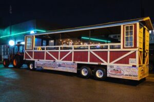Night-Time Hayride Sightseeing Tractor Tour of Nashville - Broadway’s neon glow is the main event