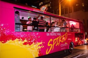 Private Party Bus Experience in Nashville (up to 35 guests) - DJ onboard and the host-style vibe (PJ is a strong sign)