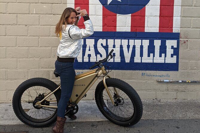 The Original Music City Electric Bicycle Guided City Tour 16miles - “The wings,” Noble Park, Biscuit Love, and the W: photo spots with local flavor